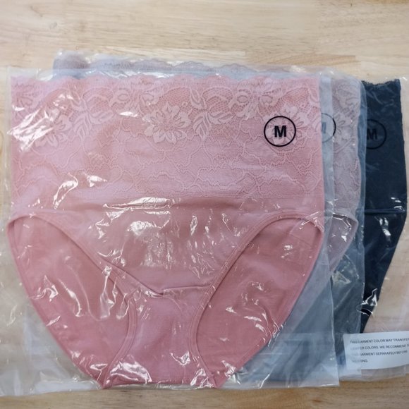 Rhonda Shear 3-Pack Cotton Blend Briefs, Medium - Picture 2 of 5